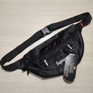 正貨超抵 |Supreme SS19 Week 0 Waist Bag Black 字母滿印 斜孭袋胸包腰包 黑色 男女通用