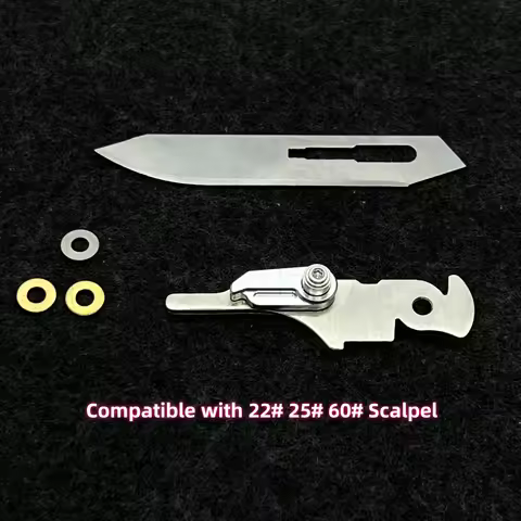 Scalpel Handle with Thumb Grip Easy Open Fit Surgical #60 Blade For Leatherman Free P2 P4 ARC Main k