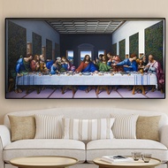 The Last Supper by Leonardo Da Vinci Famous Abstract Canvas Painting Affiche Scandinave Wall Art Pic