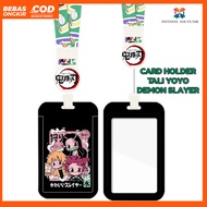 (N017) ID Card Holder Yoyo Demon Slayer Strap Demon Slayer Yoyo Nametag/ Yoyo Card Holder/ Tanjiro/ 