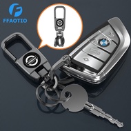 FFAOTIO Car Key Holder Keychain Car Accessories For Nissan Terra Almera Navara Sentra Frontier
