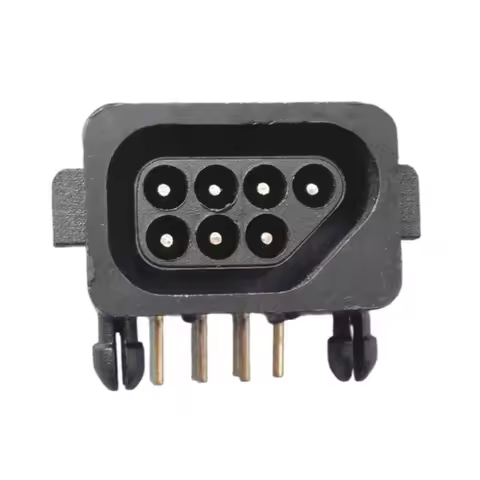 90 Degree 7Pin Connector Female Replacement Part For NES Console Socket Controller Connector Port So