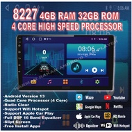 New Android Player Model 8227 4gb ram 32gb rom (HAVE APPLE CAR PLAY)