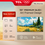[PWP Soundbar] TCL Portrait TV A400 Series 55/65/75/85 Inch Premium QLED with ONKYO 144hz Refresh Ra