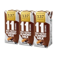 137 Degree 11 Grams High Protein Almond Chocolate Milk 3 x 180ml