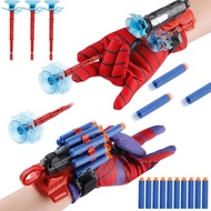 Spider Web Shooters Wrist Launcher Toys for Kids with Hero Gloves Spider Hero Cosplay Costume Prop L