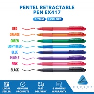Pentel Retractable Pen - BX417 0.7mm, Smooth Writing, Quick-Dry Ink