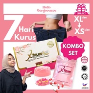 Kurus Xtreme X7Plus kombo set + Detox Booster Loss Weight Slimming Slim ⚠️ FREE GIFT 🎁
