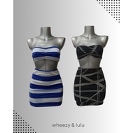 Bikini Set + Spandex Skirt