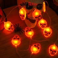 BLACKFUNNY LED Halloween Pumpkin Bat Lantern String Ghost House Party Paradise Horror Decorative Lan