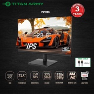 TITAN ARMY 24" FLAT IPS 144Hz HDR400 99%sRGB 350nits Gaming Monitor (P2418C)