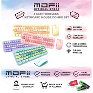 MOFII I Bean Wireless Keyboard Mouse Combo Set Office Table Laptop PC Small Cute Gift Girls