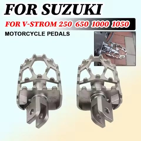Footpegs Footrest For Suzuki Vstrom DL650 DL1000 DL1050 DL250 V-Strom DL 650 XT 650XT 1000 1050 250 