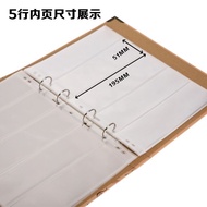 Money Stamp Album Coin Storage Book Philatelic Album Coin Collection Book Currency Album A4 Loose Le