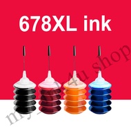 compatible HP 678 ink HP 678XL ink HP678XL refillable ink for HP 1018/1515/1516/1518/2510/2515/2516/