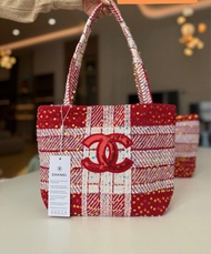 會員 Vip Chanel 聖誕限定 羊毛編織包