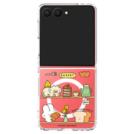 [ZFLIP7 / ZFLIP6] HI-SHIELD Stylish เคสใสกันกระแทก Samsung ZFLIP7 / ZFLIP6 รุ่น Butter club S187