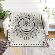 Er Cotton Linen dulcis Warm Thickened Air Conditioning Mandala Line Blanket Towel Sofa German Blanke