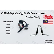 BLRTSG Guide High Quality (Black) Stainless Steel Electric Rod Top Guide Cincin Rod Guide