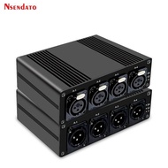 4 Channels XLR Balanced Audio Fiber Optical Extender Over Optical Fiber 20km XLR Balanced Audio Tran