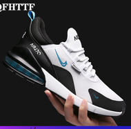 QFHTTF รองเท้าผู้ชาย 2024 ฤดูร้อนแฟชั่นตาข่ายสีดำเบาะลมรองเท้าวิ่งกีฬาน้ำหนักเบาระบายอากาศขนาดใหญ่ขนาด 46/47 รองเท้าผ้าใบผู้ชายอื่นๆ