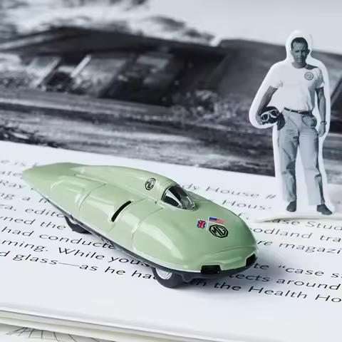 1:72 MG EX181 1957 Alloy Classic Sports Car Model Diecast Metal Miniature Scale Retro Old Vehicle Ca