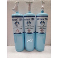 SOLCHEM GAS R134A (900g) C/W VALVE (NEW PACKAGE)(WEST MALAYSIA ONLY)