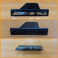 Mercedes Benz AMG Style Front Grille Emblem Logo - Chrome / Black for ( Panamericana GT / AMG ) Gril