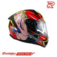 RYZEN ZX-900 Summer Color Full Face Dual Visor Helmet