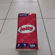 TISSUE 200S JOLLY / TISSUE FACIAL 200 SHEET 2 PLY JOLLY / TISSUE JOLLY