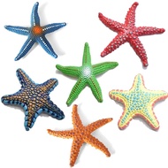 6 Pieces Big Diving Toys Pool Toy Starfish Sea Animals Sets Summer Toys Swimming，Diving Toys Set Div