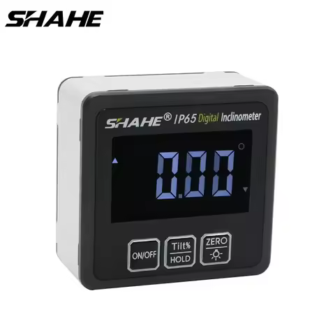 Shahe Magnetic Digital Inclinometer Level Box Gauge Digital Electronic Level and Angle Gauge Digital