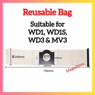 🔥LOCAL SELLER🔥 Compatible for Karcher Reusable Washable Vacuum Cleaner Dust Bag  WD1 WD1S WD3 MV3 NT