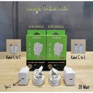 Oraimo Charger OCW-5202CC Type-C to Type-C 20W Fast Charging Original Type C Charger Fast Charging A