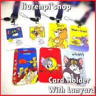 Tom and Jerry ezlink Card Holder With Lanyard Neck Strap Card  Holder