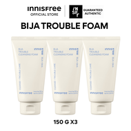 Innisfree Bija trouble facial Foam 150 ml. อินนิสฟรี บีจา ทรับเบิล โฟม 150 มล. clearifying foam for 