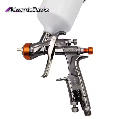 New HVLP High Atomization 1.3/1.4mm Gravity Spray Paint Gun Automotive Sheet Metal Furniture Paint S