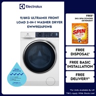 Electrolux EWW9024P5WB - 9/6kg UltraMix UltimateCare 500 Front Load 2-in-1 Washer Dryer with 2 Years warranty