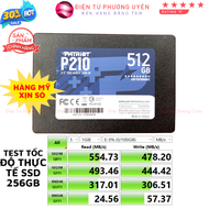 Ổ Cứng SSD 128GB 256GB 512GB PATRIOT P210 SATA 3 - 2.5INCH - New 100% - Bảo Hành 3 Năm Chính Hãng -