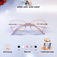 Fashionable metal square glasses with slim face-hugging style 80002A