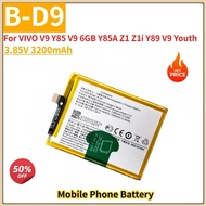 High Quality B-D9 Phone Battery 3.85V 3200mAh For VIVO V9 Y85 V9 6GB Y85A Z1 Z1i Y89 V9 Youth Brand 