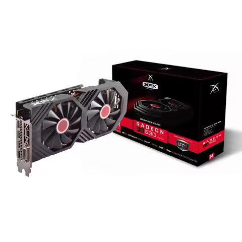 Video Card XFX Radeon RX 580 590 8GB 6600M RTX 3060M 3070M 3080M GTX 1080 1070 1660 TI GPU Graphics 