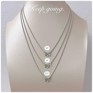 Hug Ngern Nan Shop Ready To Organize From Thailand 92.5% Pure Silver Twisted Necklace Size 1 Mm. Len