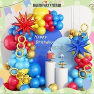 Birthday Arch Decoration Package Arch Balloon Happy Birthday Set Sonic Theme Character