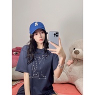 Baju streetwear 1TON 21SS DARK BLUE PLANE oversize t shirt