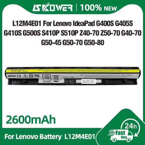 SKOWER L12M4E01 Battery For Lenovo IdeaPad G400s G405s G410s G450S G500s G505s G510 S410p S510p Z710