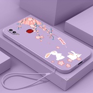 Casing Samsung A10 Samsung A10S Samsung A20 A30 Samsung A20S phone case Rabbit straight edge liquid 