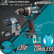 Makita Cordless Driver Drill Set DF002GD201 Mesin Bor Baterai 40 Volt