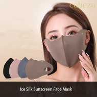 CABEZA Ice Silk Mask, Summer Face Mask Face Cover