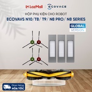 Hộp phụ kiện Ecovacs T5 T8 T8 series T9 N8 N8 Pro OZMO 920 950 750(4 chổi cạnh 3 bộ lọc 1 chổi chính